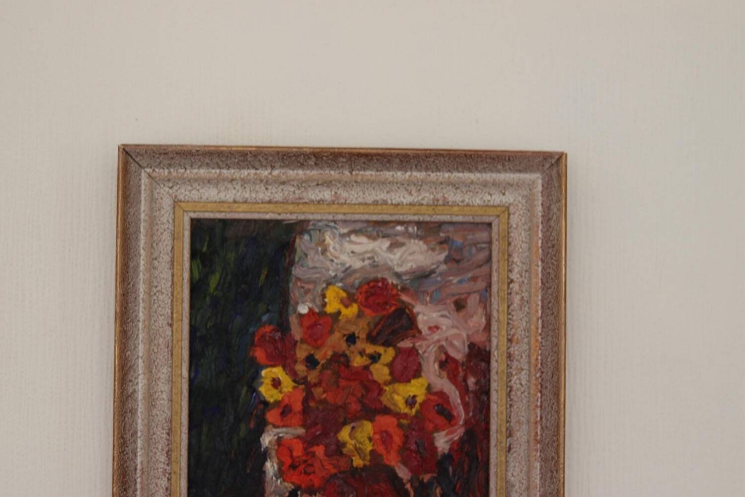 Swedish Oil on Canvas – “Flowers” by Karl Ragnar Johannesson