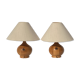 Pair of teak table lamps by Dyrlund, Denmark 1960s-1970s