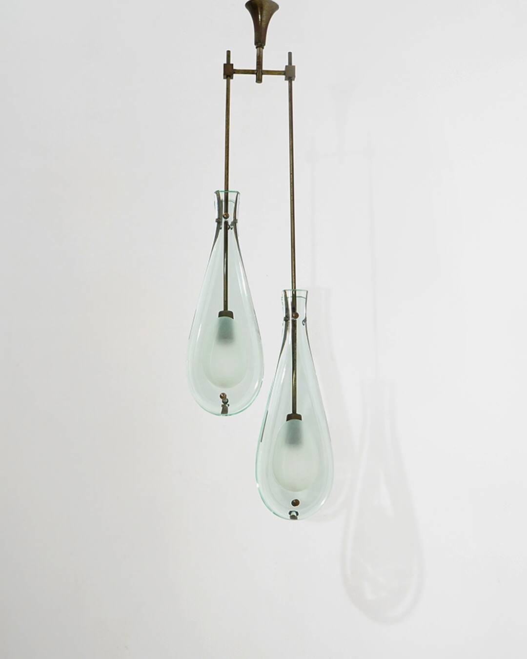 Pendant lamp mod. 2259/2 by Max Ingrand, Fontana Arte, 1960s