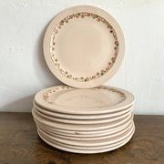 Dessert plates Longwy Art Deco model Betty