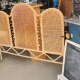 Rattan cane headboard