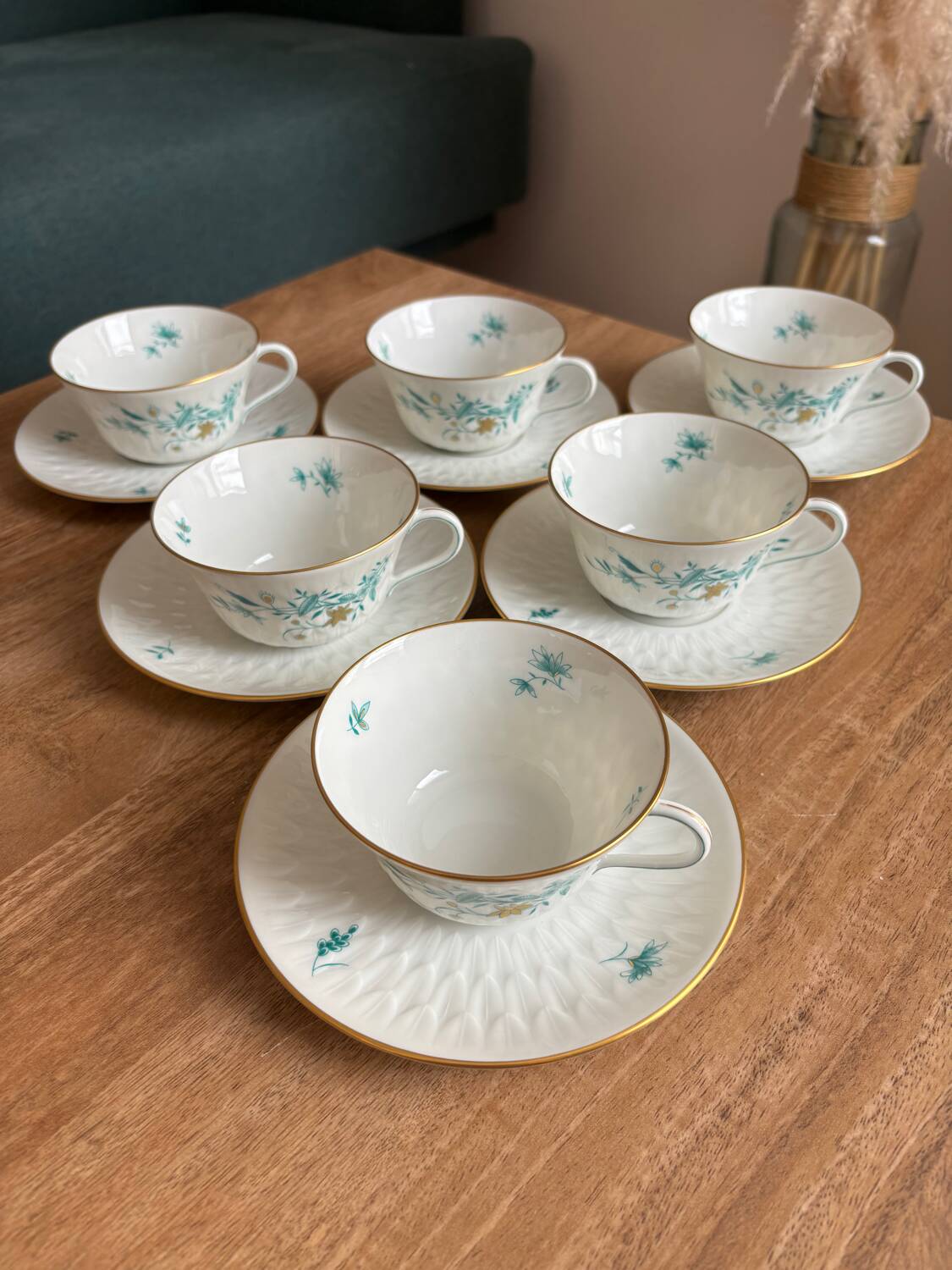 6 Limoges porcelain cups