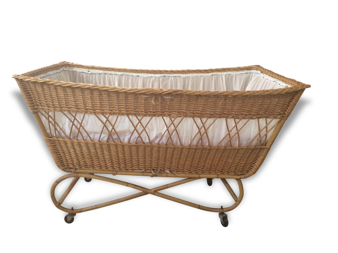 Berceau Lit Bebe Rotin Osier Vintage A Roulettes Selency Berceau Lit Bebe Rotin Osier Vintage A Roulettes Selency