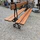 Banc de jardin public de la ville de Paris
