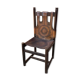 Chaise en cuir Craftsman, années 1970