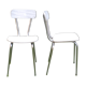 Duo of 60 - 70s Formica chairs