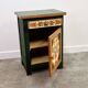 Large hand-painted Provençal folk art cabinet by a Provençal artist, 1970s