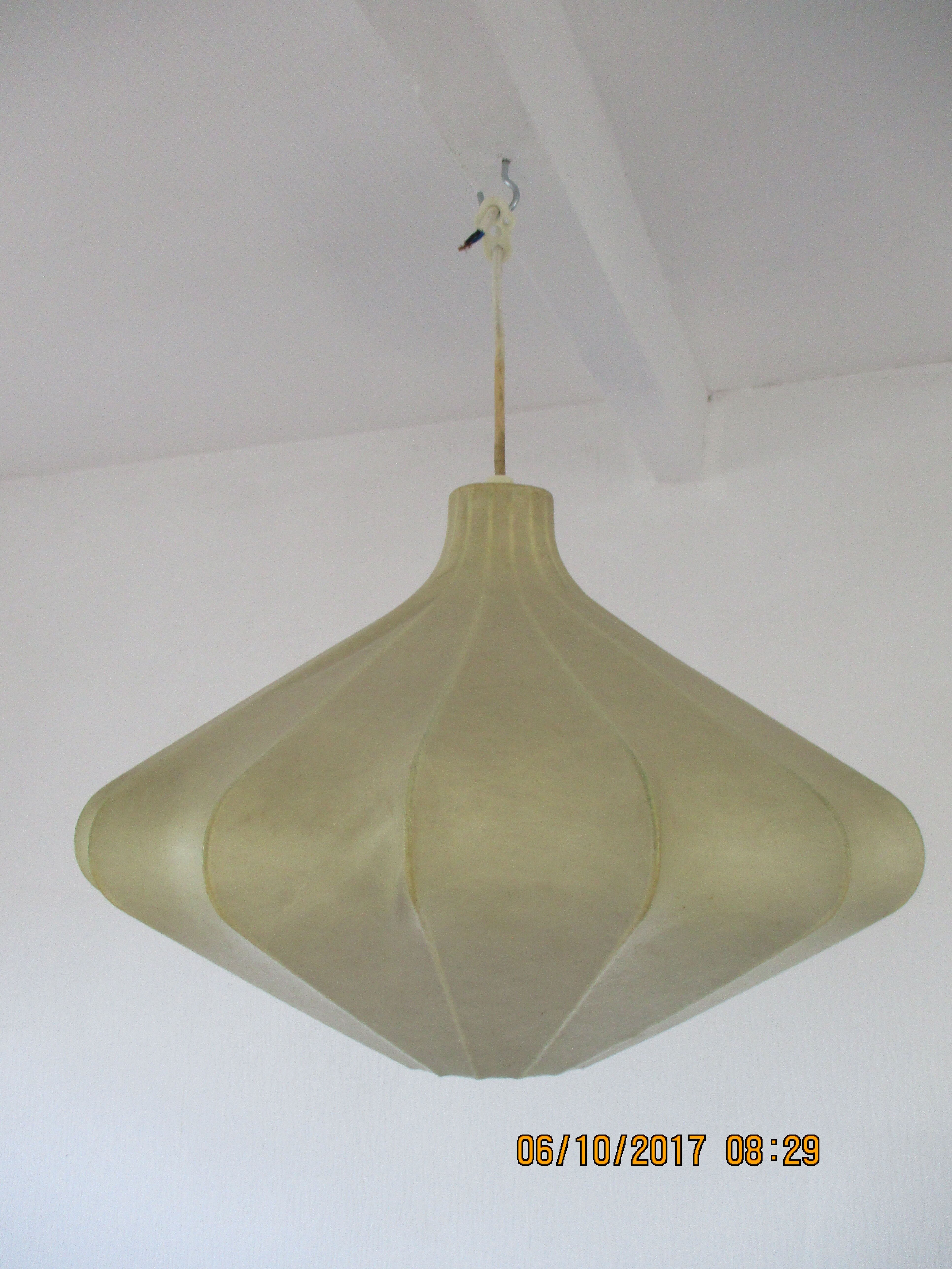 Pendant lamp Cocoon design Goldkant Leuchten 60s - 70s