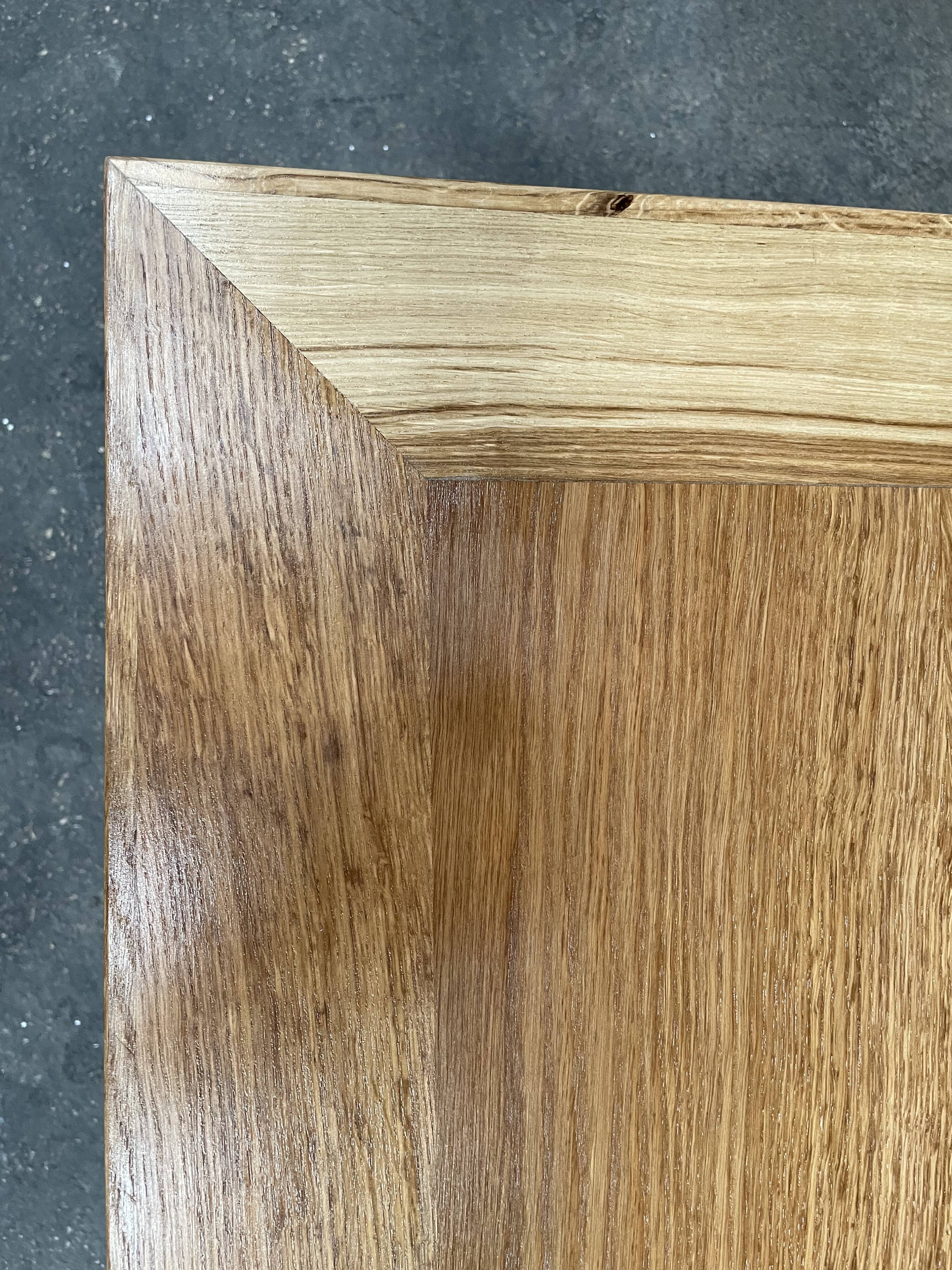 Restored oak farmhouse table of 3 meters