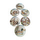 6 plates Gien 80s "Chambord"