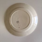 Lot de 6 assiettes en faïence vintage - années 1940-1950