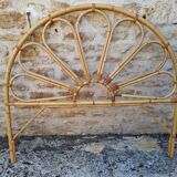 Bamboo and rattan headboard