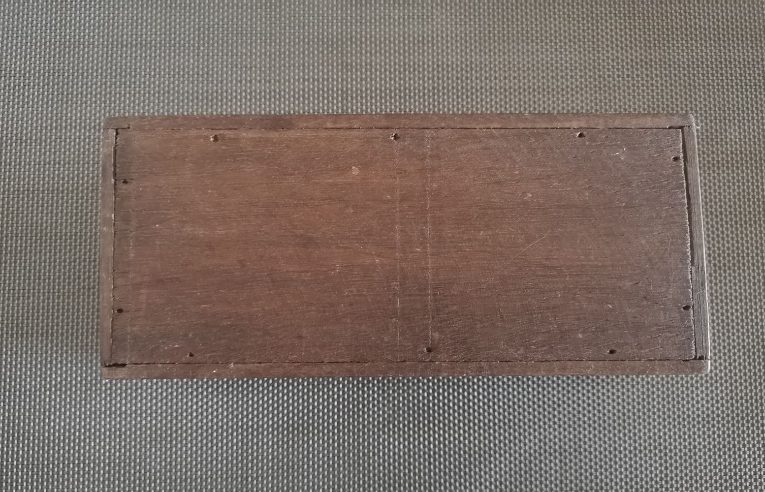 Plumier écolier en bois teinté - années 1960/1970