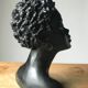 Plaster bust of a black woman 1950s Gino Manca