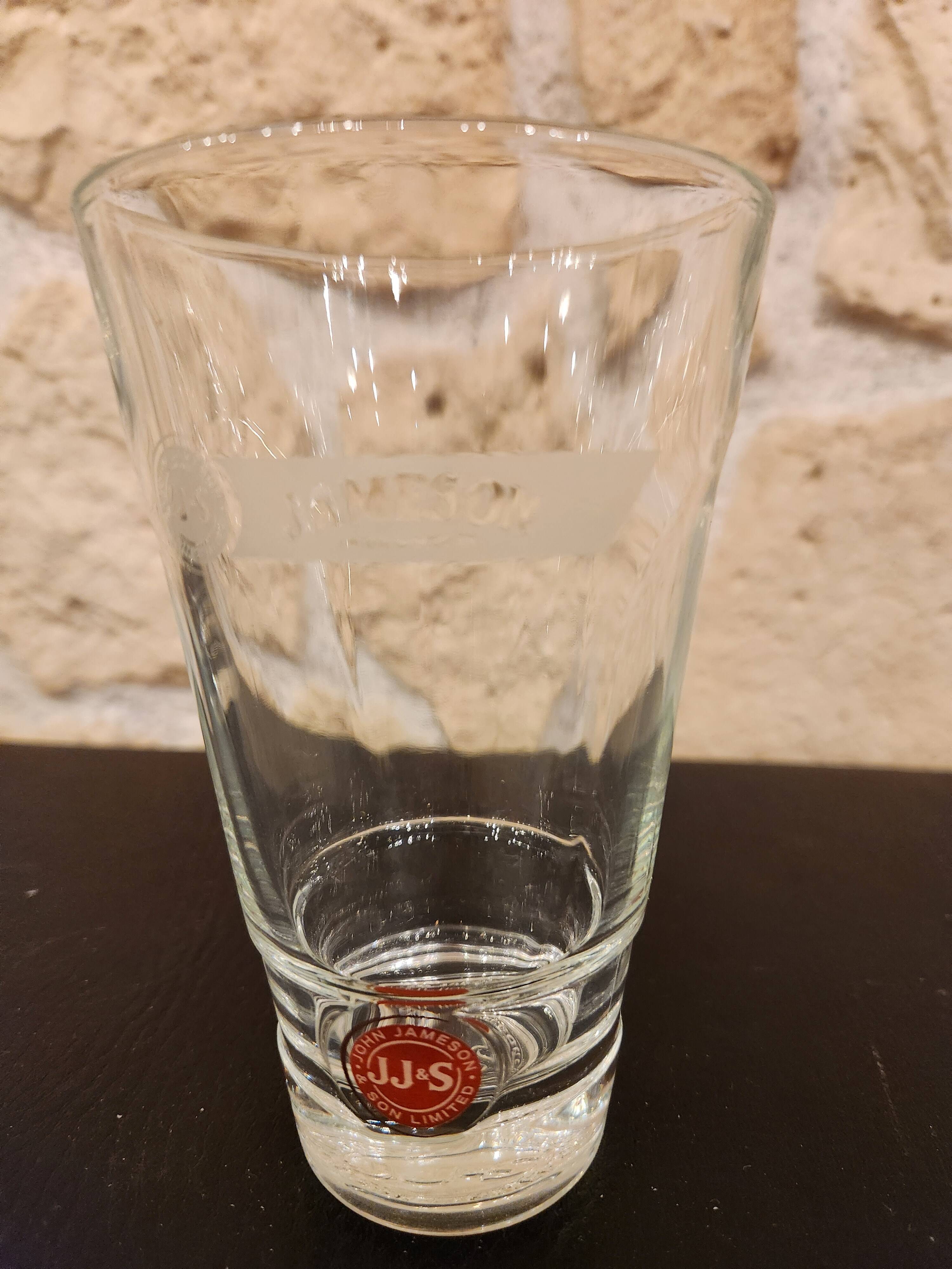 Set of 2 vintage Jameson whiskey glasses