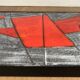 Vintage Cloutier ceramic console 1960