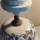 Lampshade with openwork from the Malicorne pottery.