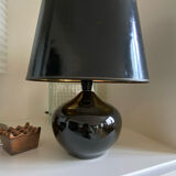 Lampe noire en céramique max idlas