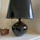 Black ceramic lamp max idlas antique