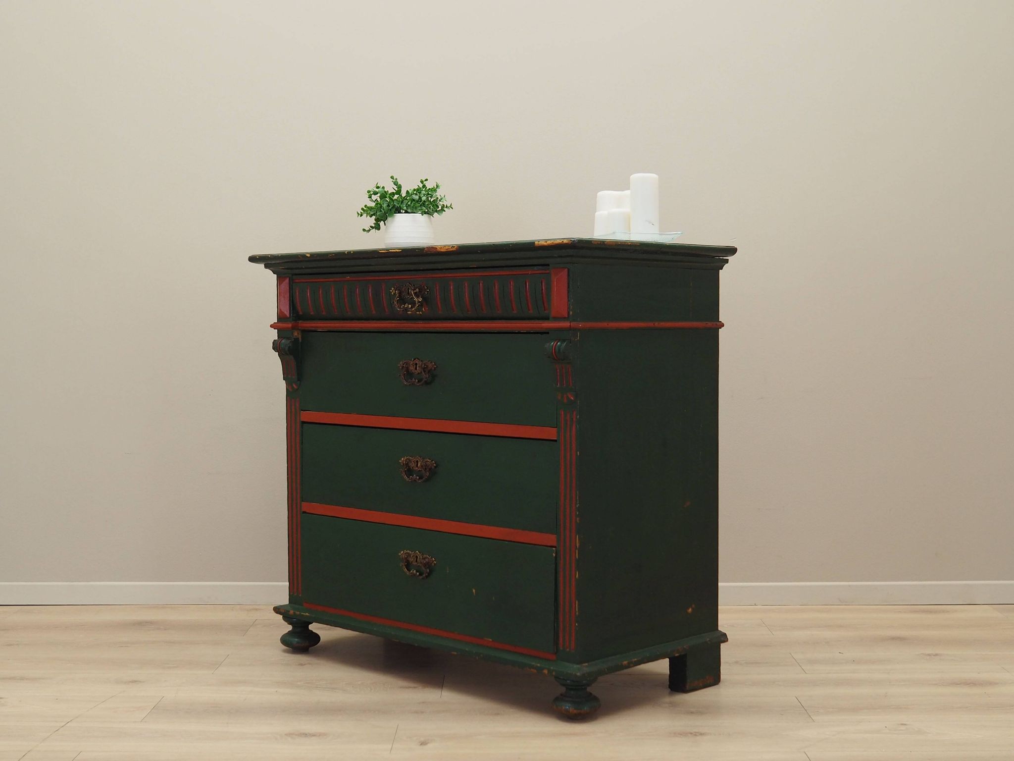 Pine chest of drawers, Danish design, 1950s, production: Denmark