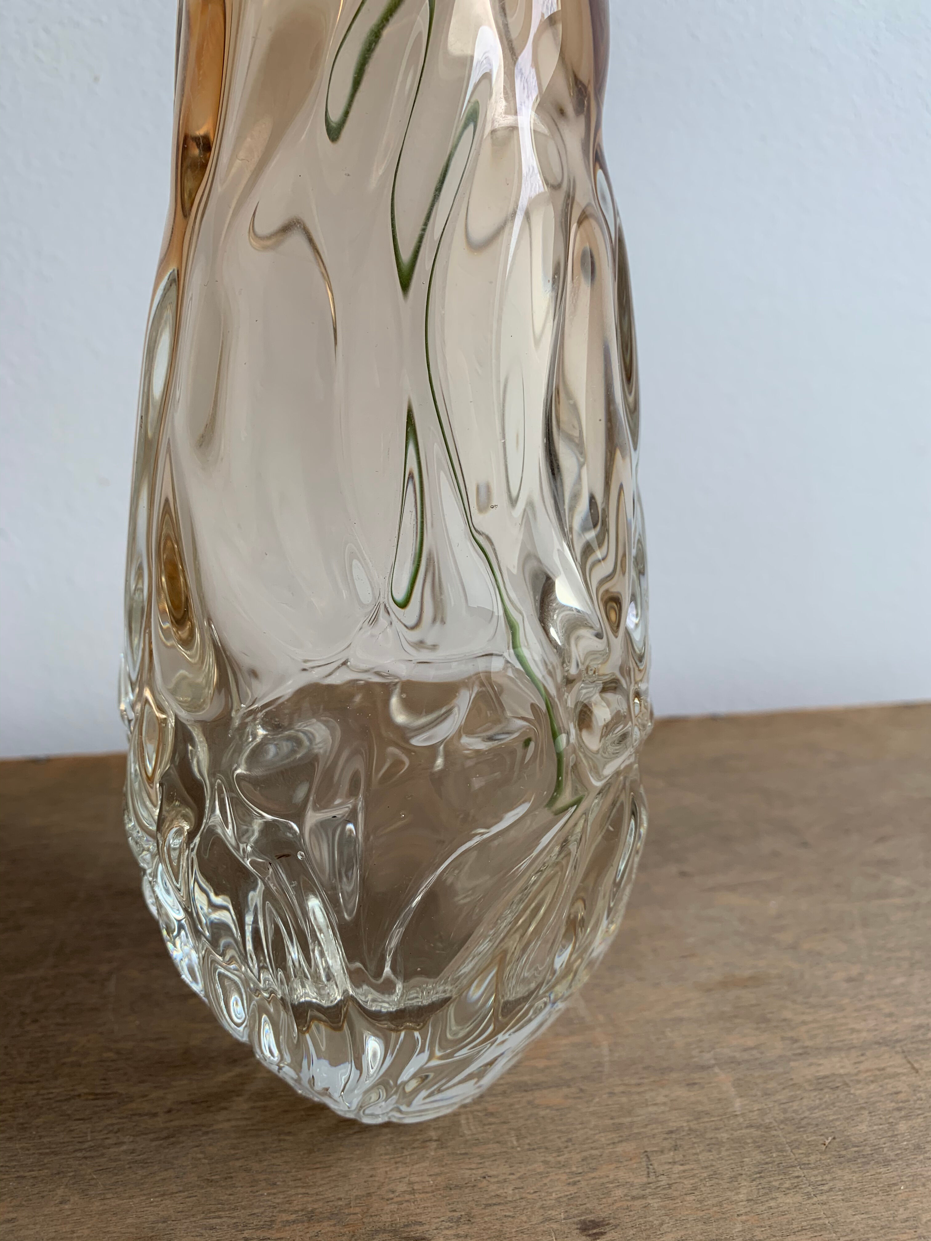 Vase by J. Hospodka for Chribska Sklarna, Czechoslovakia, 1960s