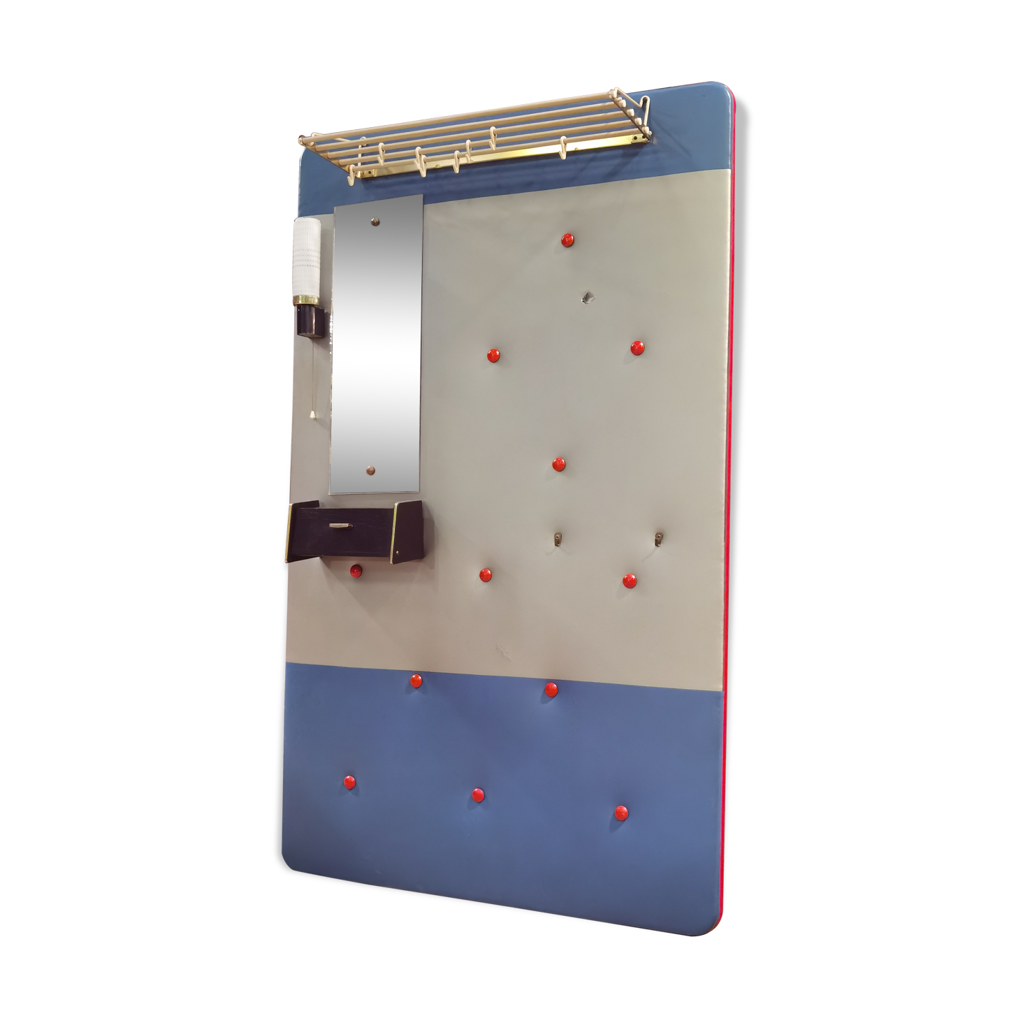 German wall coat holder Plauer Holzwaren