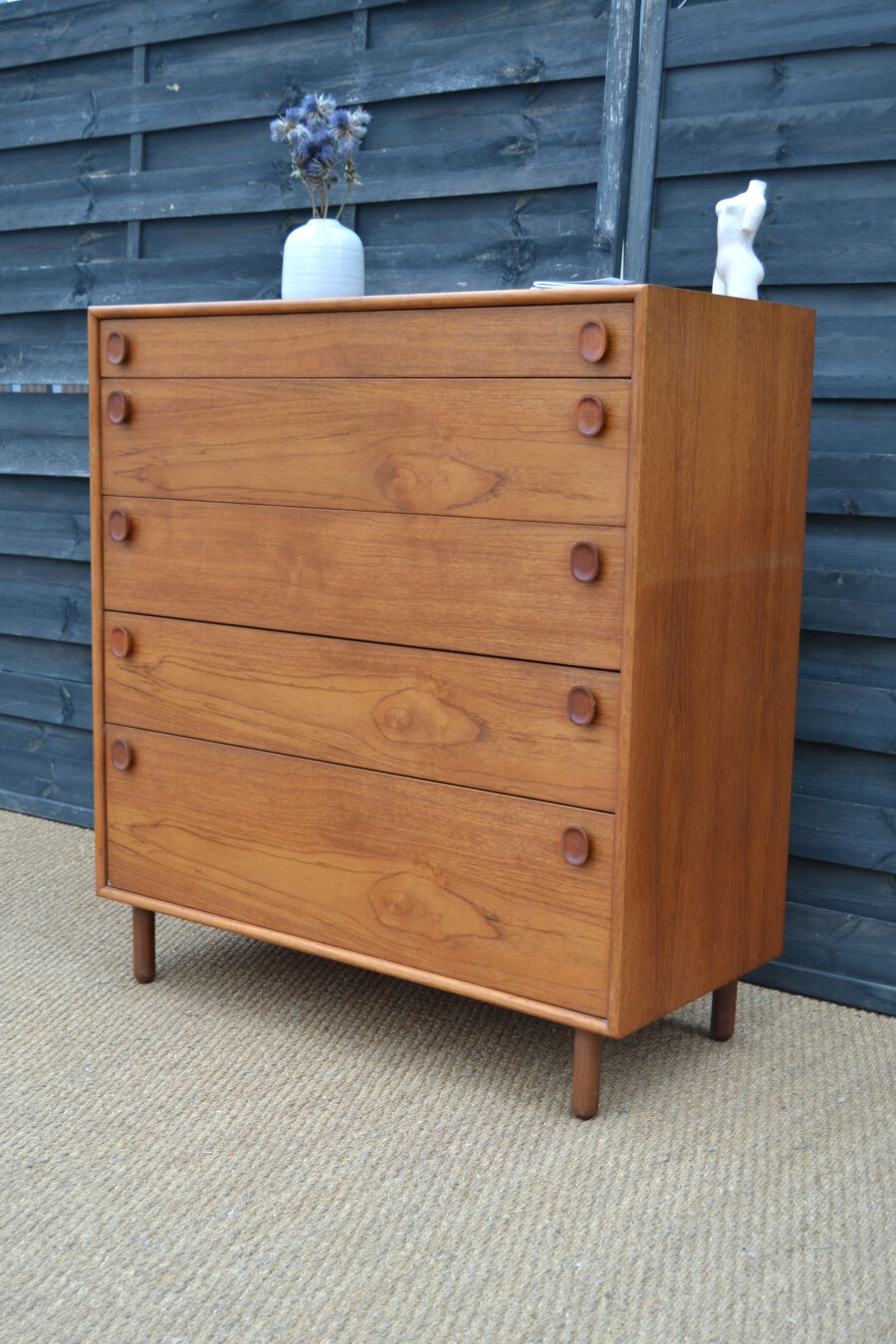 Commode en chêne par Meredew * 98 cm