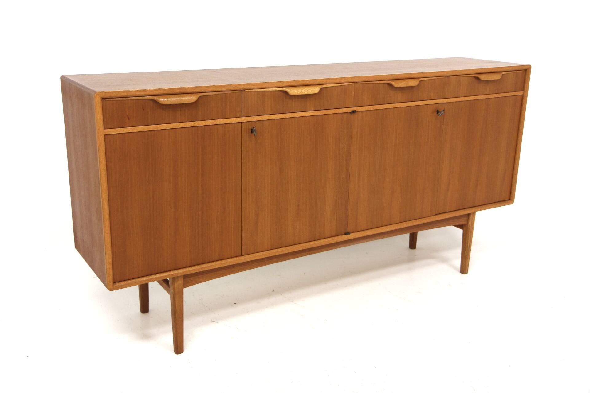 Enfilade scandinave en teck, Bertil Fridhagen, Suède, 1960