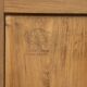 Two-door buffet in solid elm from Maison Regain, c. 1970.