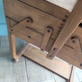 Sewing box worker wood Torck vintage art deco style