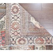 Vintage Turkish Oushak Handmade Wool Cotton Beige Area Rug 93x183