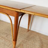 Rattan extension table