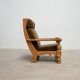 Danish high back lounge chair