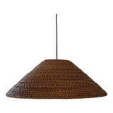 Rattan pendant lamp from the 60s