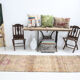 1960s antique wool vintage runner rug