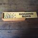Old wooden dominoes game
