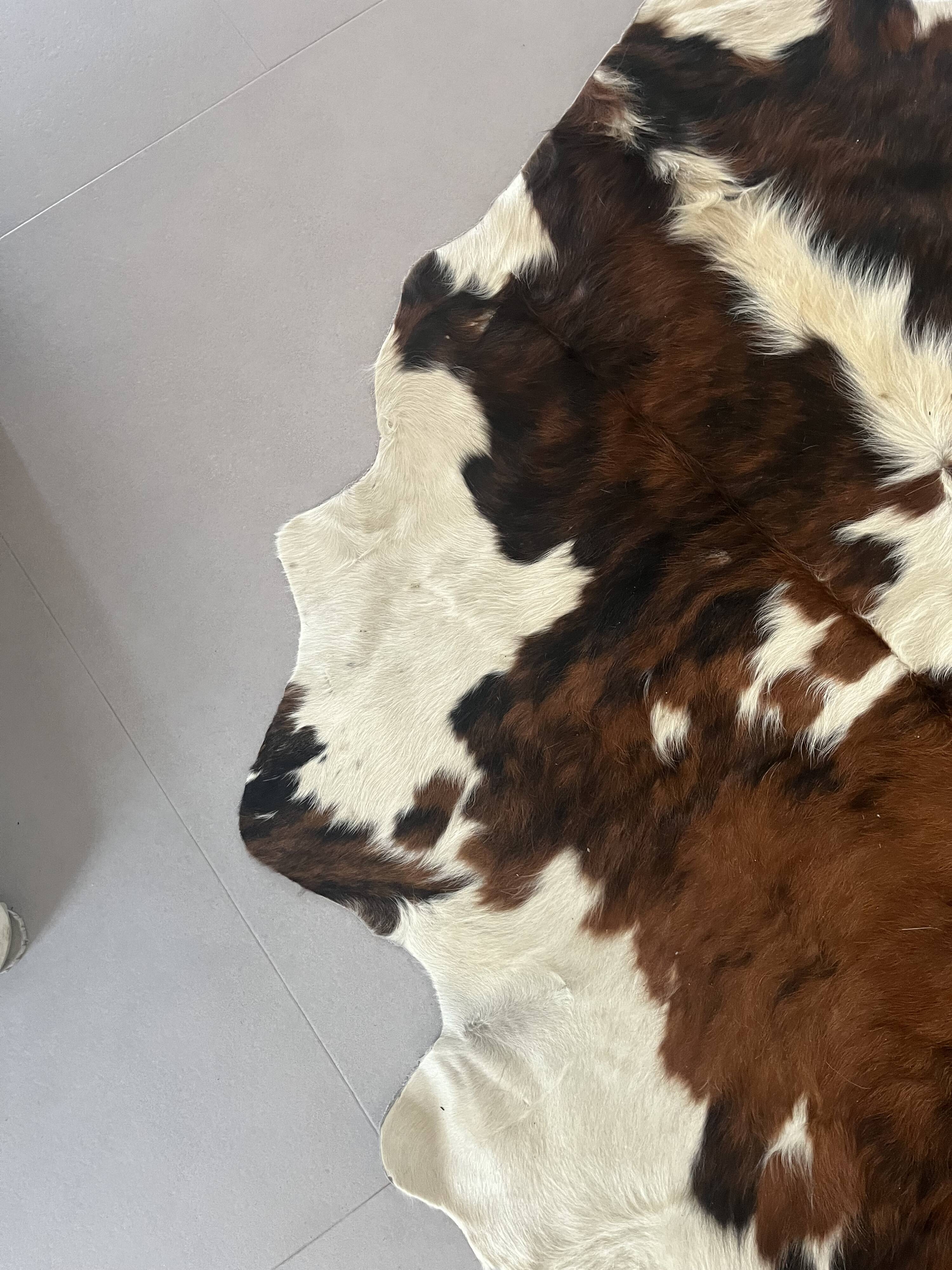 Genuine cowhide rug