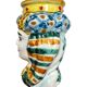 Italian Ceramic Testa di Moro Decorative Vase, Sicily