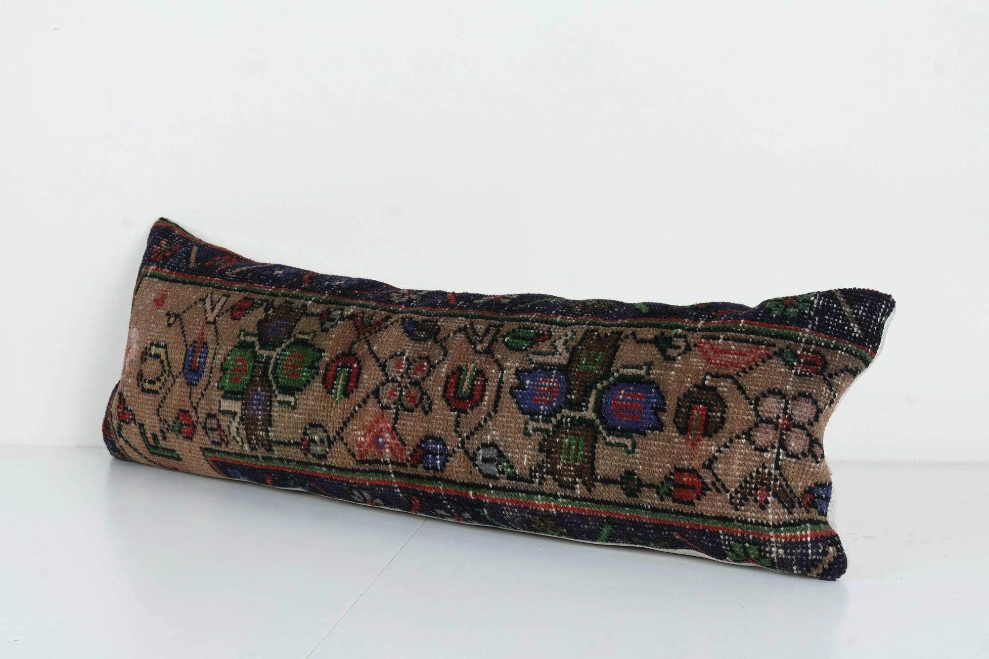 Vintage Turkish cushion cover 30x89 cm