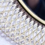 Round metal mirror 1950