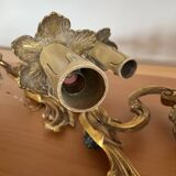 Paire d’appliques en bronze doré