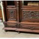 Antique Neo-Renaissance bookcase, display cabinet, walnut