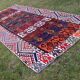 Vintage Turkish kilim, handwoven, 190x445 cm.