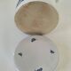 Stoneware storage jar with blue decoration – La Chapelle des Pots