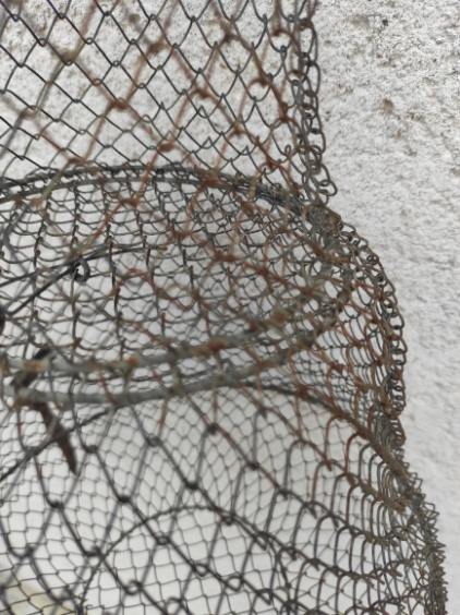 Vintage iron basket