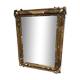 Period Mirror Restoration in gilded stucké wood, France 19th. Century 60x81cm