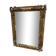 Period Mirror Restoration in gilded stucké wood, France 19th. Century 60x81cm