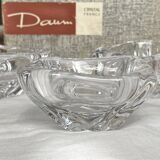 4 individual salt cellars in Daum Crystal, France