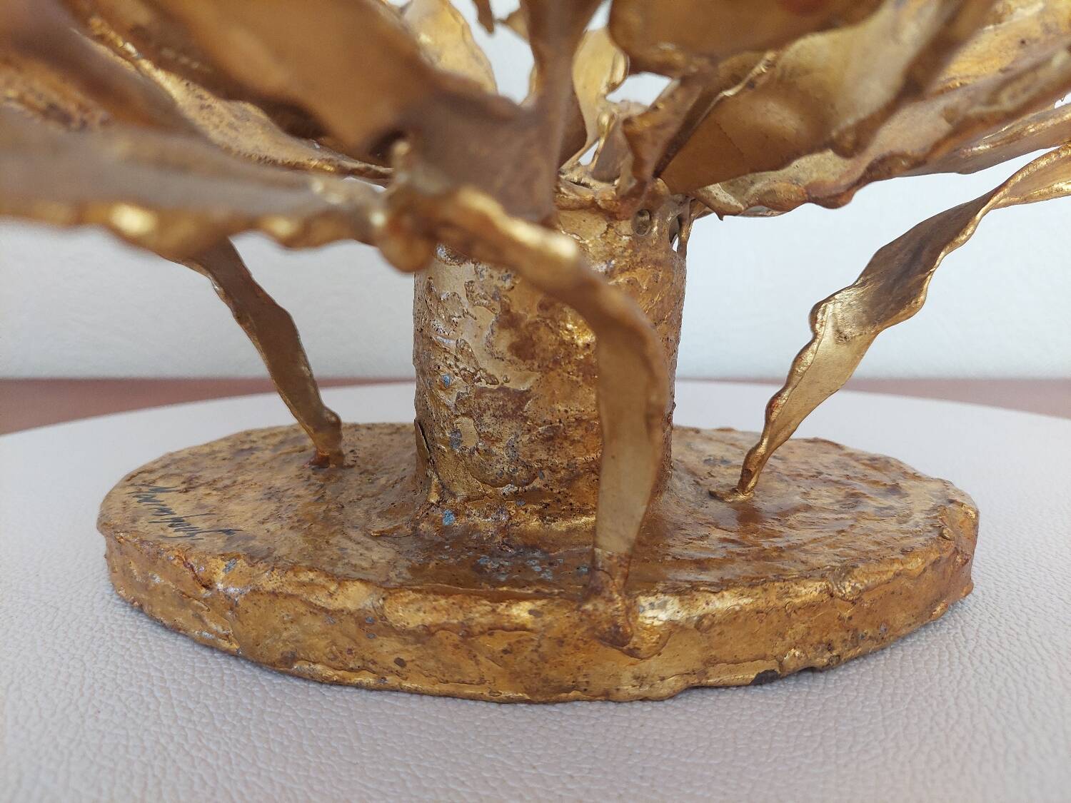 Pair of wall lamps signed moerenhout, belgium 1970s