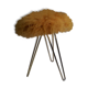 Vintage wool stool
